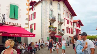 Espelette | Walking in the French Basque Country 4k France | August 2021 | Binaural 3D sounds