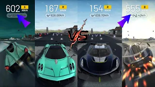 Koenigsegg Jesko vs Pagani Huayra (Breaking the limits) - Extreme Car Driving Simulator #curse