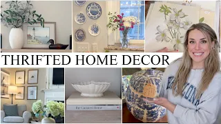 HOME DECOR IDEAS ON A BUDGET | THRIFT WITH ME, HAUL & HOW TO STYLE - THRIFTED HOME DECORATING IDEAS