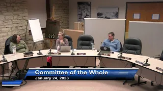Batavia Committee of the Whole Meeting. January 24,  2023