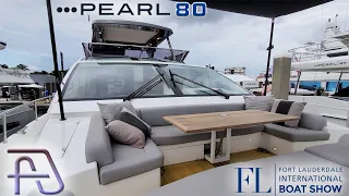Pearl 80 - Walk-Around Tour - Pearl Yachts - FLIBS 2020