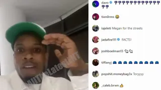 TORY LANEZ FIRST INSTAGRAM LIVE SINCE MEG THEE STALLION'S SH00TING, HE QUESTIONS HER STORY