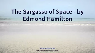 The Sargasso of Space   by Edmond Hamilton