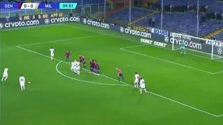 Zlatan Ibrahimovic free-kick goal vs Genoa