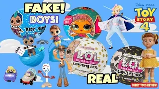 Toy Story 4 Gabby Gabby Sells Fake LOL Surprise Boys to Bo, Woody, and Buzz | Supreme BFFs Tubey
