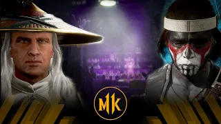 Mortal Kombat 11 - Christopher Lambert Raiden Vs Revenant Nightwolf (Very Hard)