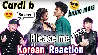 [ENG SUB]🔥🔥 KOREAN BOYS React To CARDI B, BRUNO MARS - PLEASE ME!!!!!!