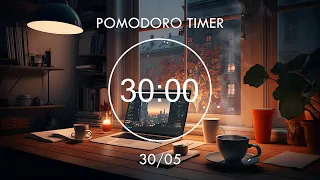 24-Hour Study with me ✨ Pomodoro 30/05 ✨ Relax Music Helps To Focus On Studying • Focus Station