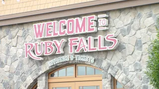 Lookout Mountain at Ruby Falls, Chattanooga, Tennessee.