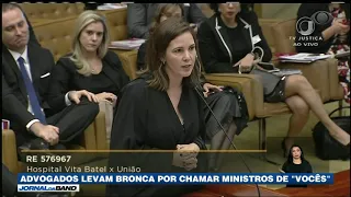 Advogados levam bronca por chamar ministros do STF de "vocês"