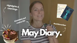 May Diary: Rückblick auf meine 20er, sich selbst aufhalten, Buchfavoriten & mehr