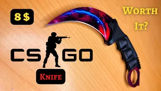 Unboxing CSGO Knife (Aliexpress) 8$ Is it Worth it ?