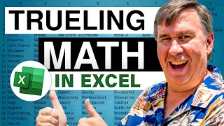 Excel - Math in Excel - Trueling Excel Episode 146