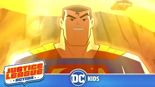 Justice League Action | Superman Saves The Day! | @dckids