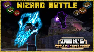 Fighting With The Coolest Magic Mod in Minecraft | (Iron's Spells & Spellbooks)