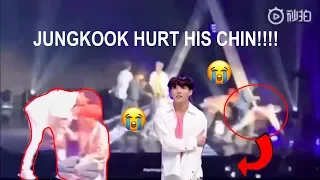 Jungkook got hurt painfully during Dinoysus Rehersal at Music Core!!!!    TaCookieXOXO