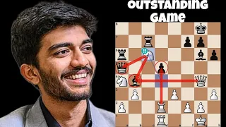 Outstanding Game By Gukesh 🔥 | Chess Masters, 2024