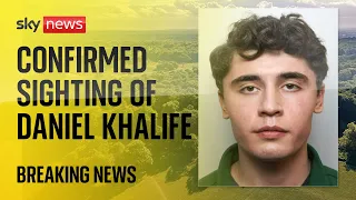 Confirmed sighting of escaped terror suspect Daniel Khalife