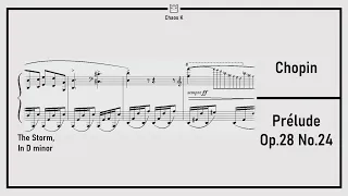 쇼팽 - 프렐류드, Op.28 24번 (Chopin - Prélude, Op.28 No.24)