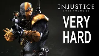 Injustice Gods Among Us - Deathstroke Classic Battles (VERY HARD) NO MATCHES LOST