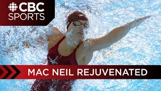 Canadian swimming star Maggie Mac Neil rejuvenated after prioritizing mental health | CBC Sports