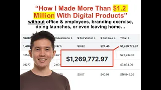 CASE STUDY: How I Made $1.2 Million Selling Digital Products (2022)