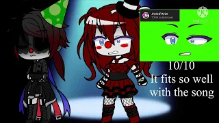 Rating Gacha Green Screen Faces with Aftons/Emily’s (+Simon and Ennard)