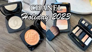 Chanel Holiday Makeup 2023 | Les Symboles De Chanel | New N.5 Body Oil | Unboxing and Swatches