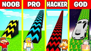 RAMPA NOOB vs PRO vs HACKER vs GOD w Minecraft!