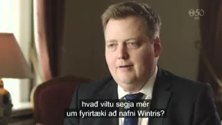 Forsætisráðherra spurður um Wintris