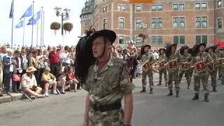 PARADE TO RUN FANFARA BERSAGLIERI DI BEDIZZOLE QUEBEC CITY CANADA