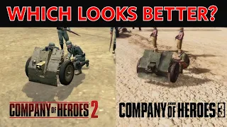 COMPANY OF HEROES 2 VS 3 - GRAPHICS COMPARISON (LeIG) [ALPHA]