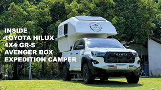 Toyota Hilux GRS and Inside the Avenger Box Camper