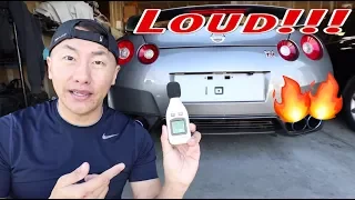 How loud is a GTR? Stock vs 3" Midpipe vs 3" Exhaust