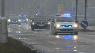 Prezidentská kolona - třídenní návštěva Královéhradeckého kraje