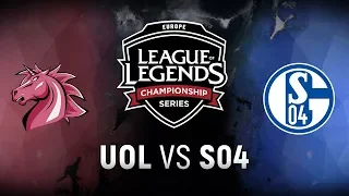 UOL vs. S04 - Week 7 Day 2 | EU LCS Spring Split |  Unicorns of Love vs. FC Schalke 04 (2018)