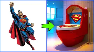 SUPERHEROES but TOILET-VENGERS ⚡ All Characters by WOW Hero 💥