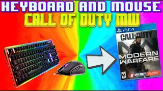 How to use Keyboard and Mouse on COD MODERN WARFARE PS4 and XBOX One (*tutorial*)