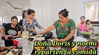 Doña Doris Y Noemi Sirven La Comida A Toda La Familia😱Romario No Quiso Comer 😱😱😱