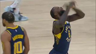 Showtime in Indiana! Lance Stephenson is on fire and the crowd erupts 20pts in 1st Quarter 🔥🔥🔥