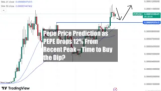 Pepe Price Prediction as PEPE Drops 12% From Recent Peak – Time to Buy