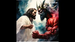 Jesus vs satan ✝️✝️💓💟 #jesus #god #catholic #christian