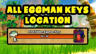 [UPDATE] *ALL EGG MAN KEY LOCATIONS* (NOT CLICKBAIT!)- Sonic Speed Simulator