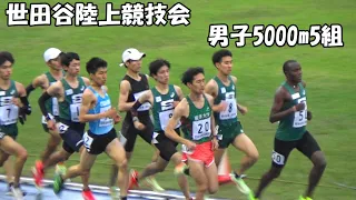 [世田谷陸上競技会]男子5000m5組