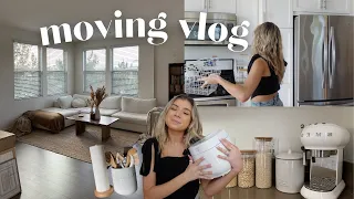 MOVING VLOG #3: Amazon Home Haul, Organizing My Kitchen & Furniture Delivery