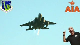 Witness the Unbelievable Moment an F15 Takes a FULL VERTICAL CLIMB!