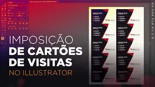 Imposição de cartões de visitas no illustrator