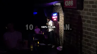 🍕 Man Is 100% Italian | Alingon Mitra #standupcomedy #shorts #comedian #crowdwork #italian #ancestry