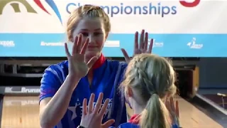 Girls Doubles Final at the World Bowling Junior Championships 2019