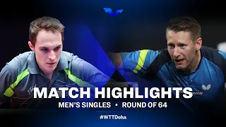 Cedric Nuytinck vs Ruwen Filus | WTT Star Contender Doha 2021 | Men's Singles | R64 Highlights